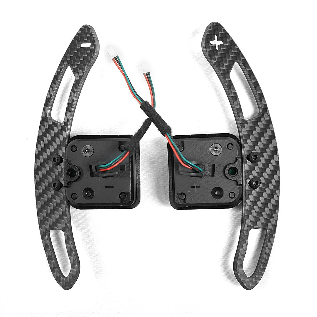 TDD Magnetic Carbon Fiber Paddle Shifters For Hyundai Veloster N 19-22 Elantra N M/T CN7 21-23 2022-2024
