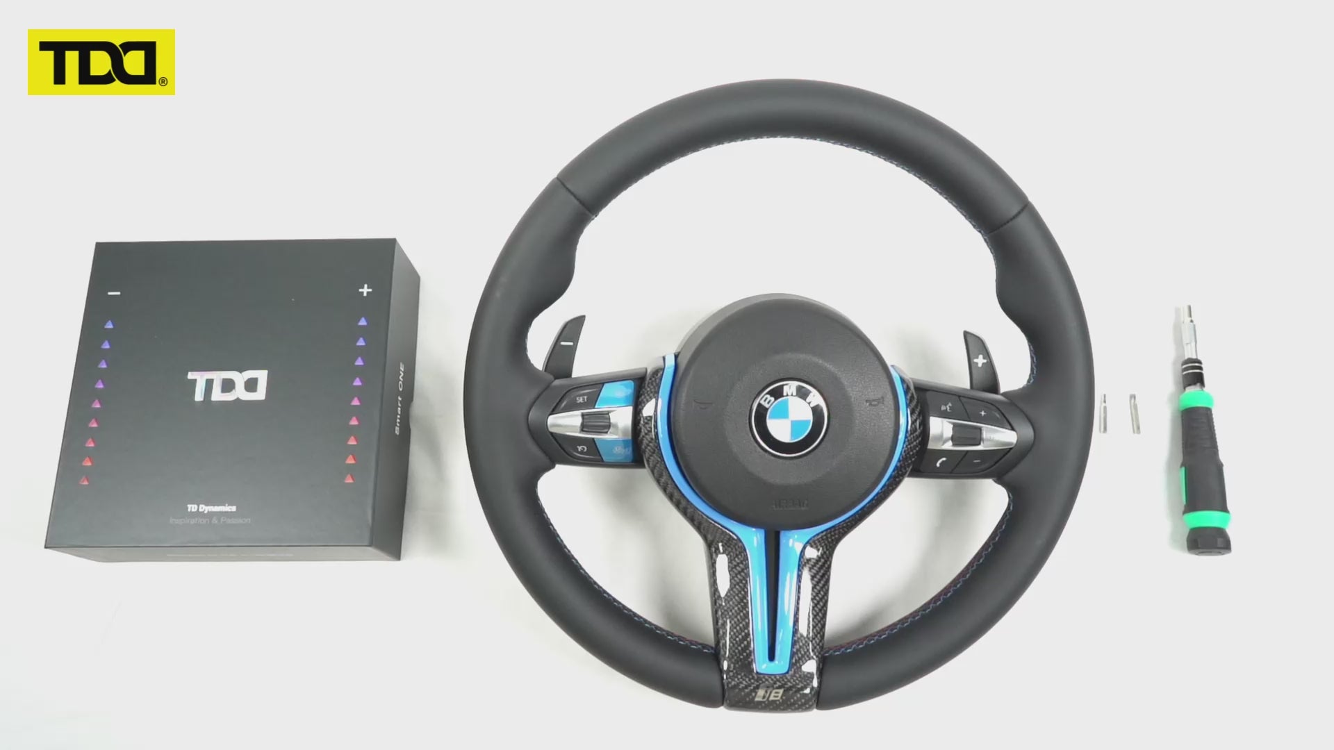 TDD Carbon Fiber Magnetic LED Paddle Shifters For Seat Leon Cupra