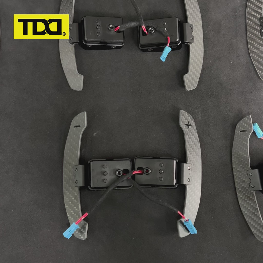 TDD Magnetic Carbon Fiber Paddle Shifters For Seat Leon Cupra