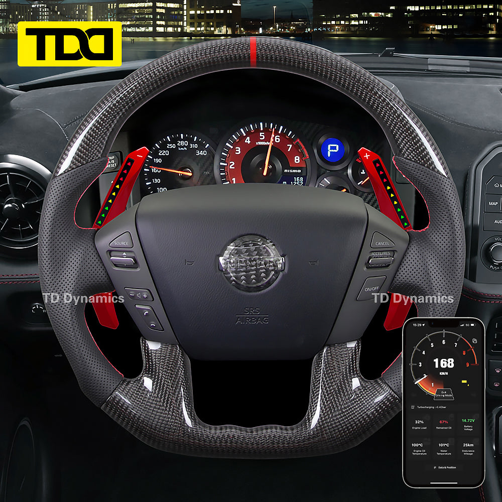 LED Paddle Shifter Extension for Nissan