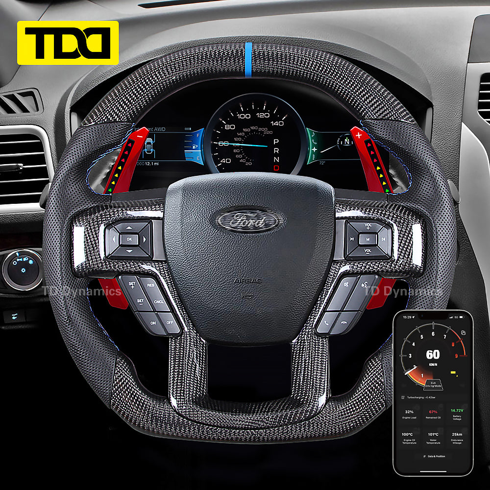 Shifter Raptor R. Ford TDD Motors LED Paddle Shifter Extension for Ford Raptor F150 – TDD MOTORS