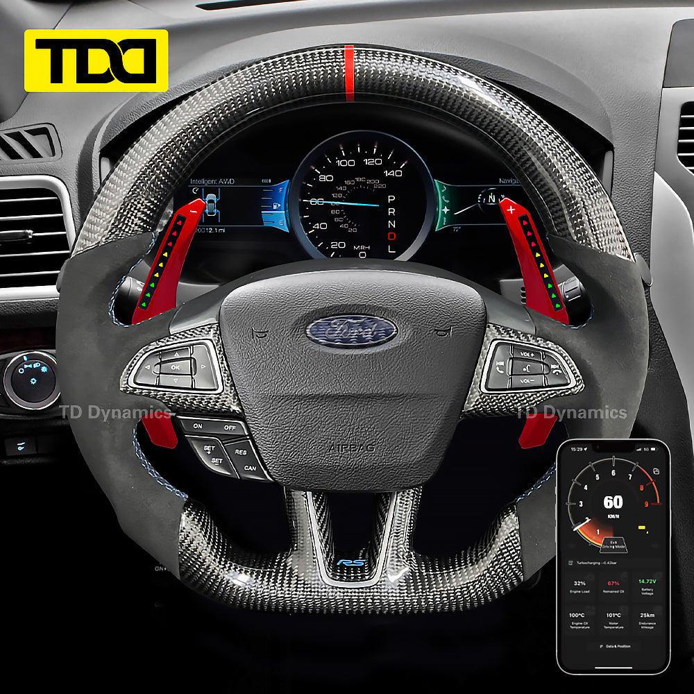 TDD Motors LED Paddle Shifter Extension for Ford Focus