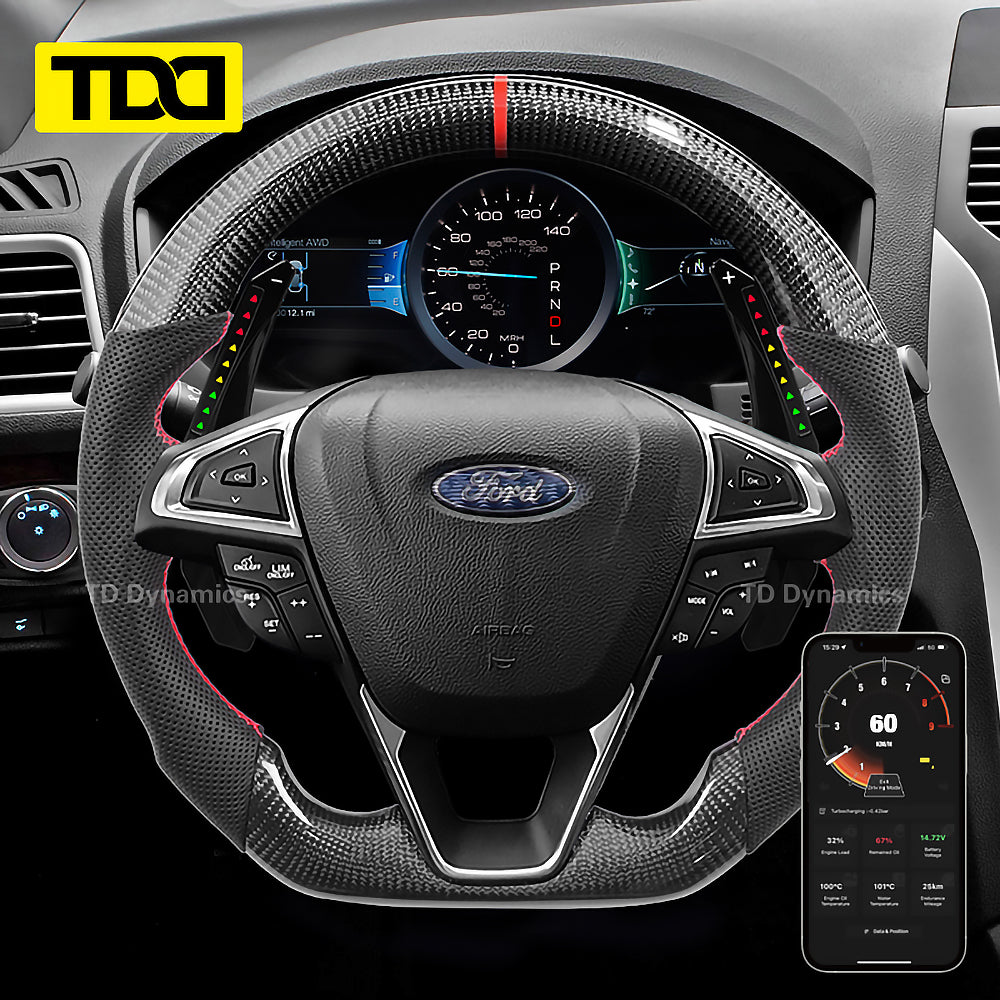 TDD Motors LED Paddle Shifter Extension for Ford Fusion/ Mondeo