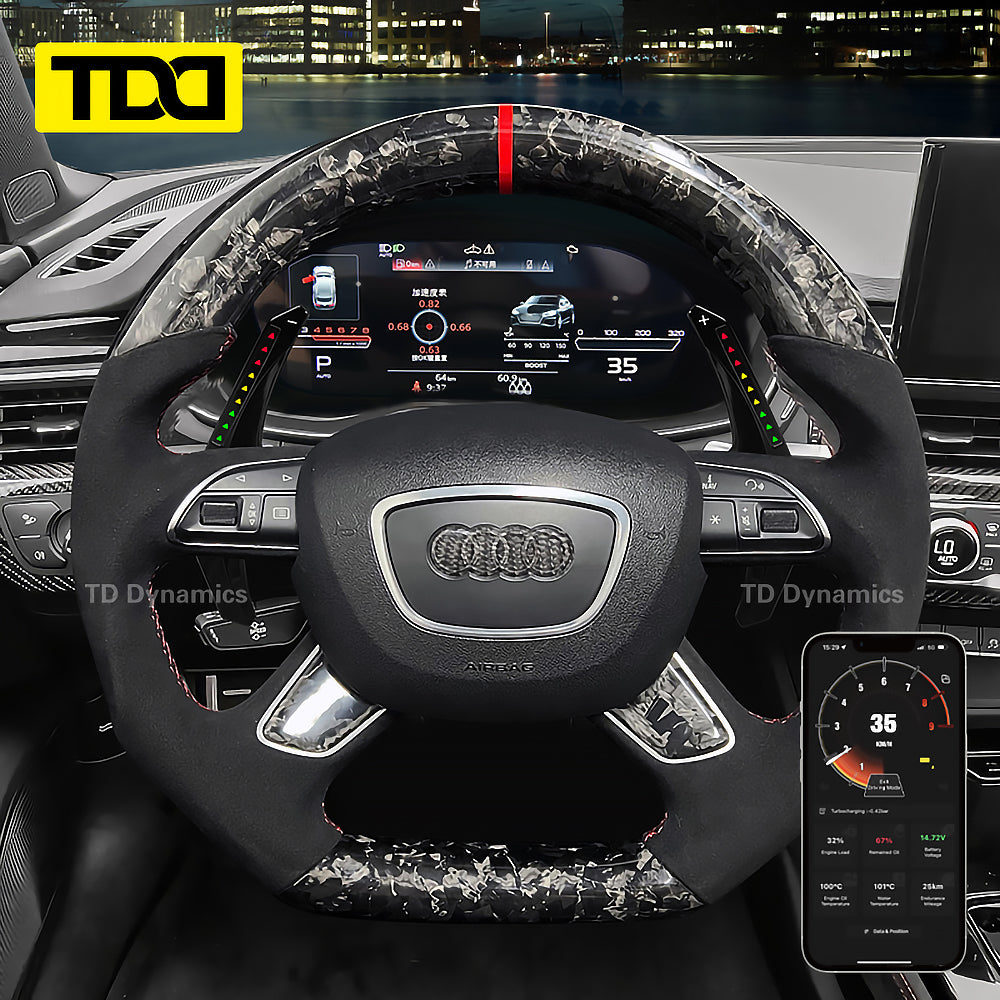 TDD Motors LED Paddle Shifter Extension for Audi A6 A8