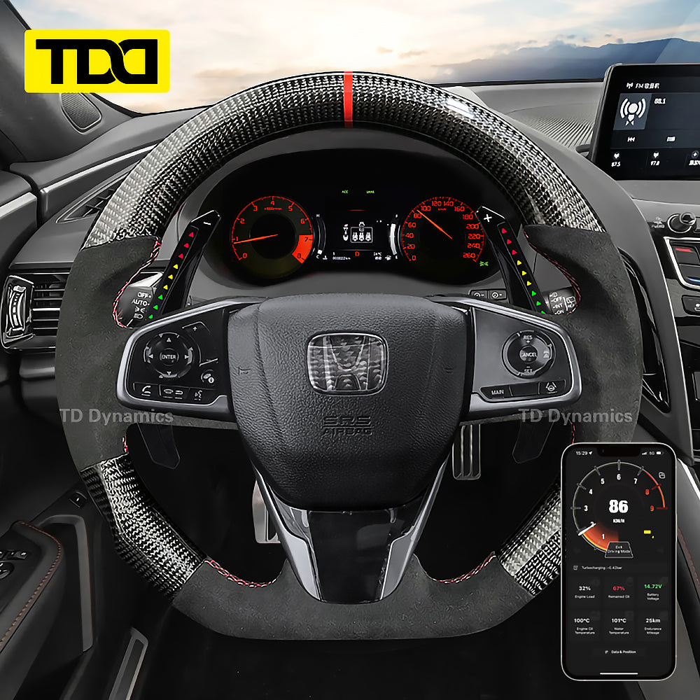 TDD Motors LED Paddle Shifter Extension for Honda Civic/ CRV