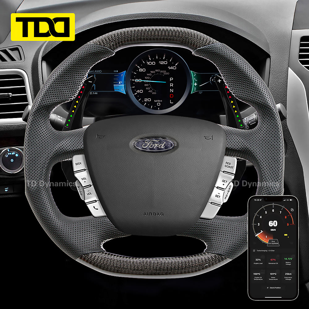 TDD Motors LED Paddle Shifter Extension for Ford